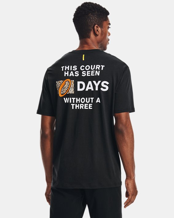 Men's Curry Zero Days T-Shirt, Black, pdpMainDesktop image number 0